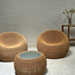 - Vintage Cane Coffee/Side Table - One Available