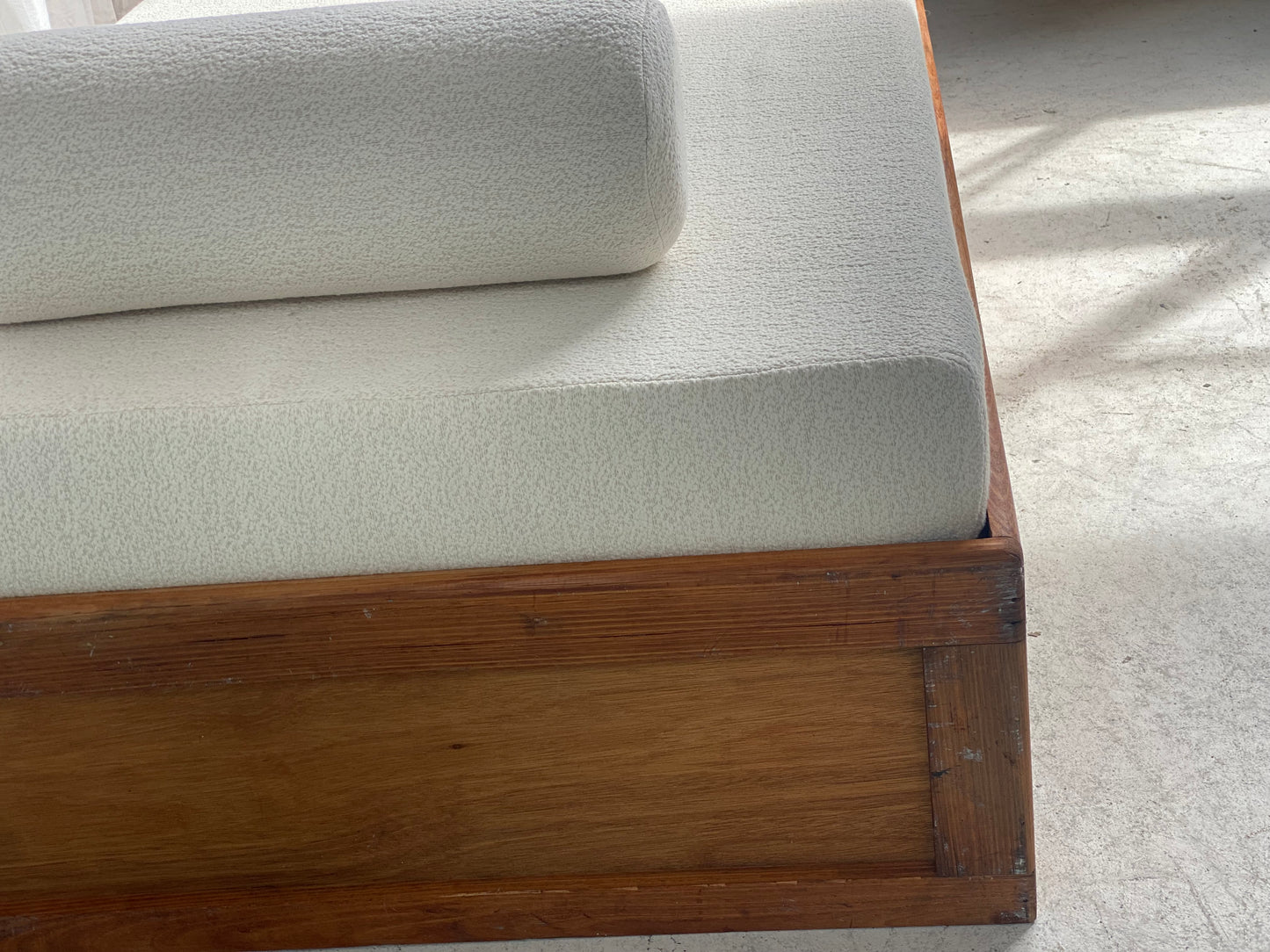 Vintage Handmade Wooden Daybed Sofa