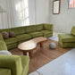- Bespoke Large Sage Green Modular Sofa
