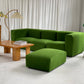 Mohair Velvet Modular Sofa