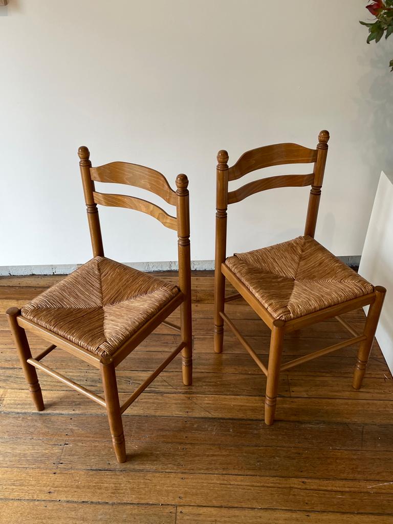 Woven Rush Dining Chairs