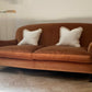 - Custom British Howard & Sons-Style Sofa in Ginger Velvet