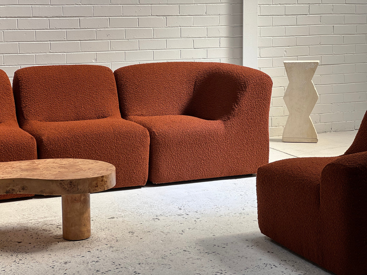 Bespoke Boucle Vintage Modular Sofa