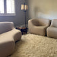 Featherston Numero VII Modular Sofa Reupholstered in Soft Wool