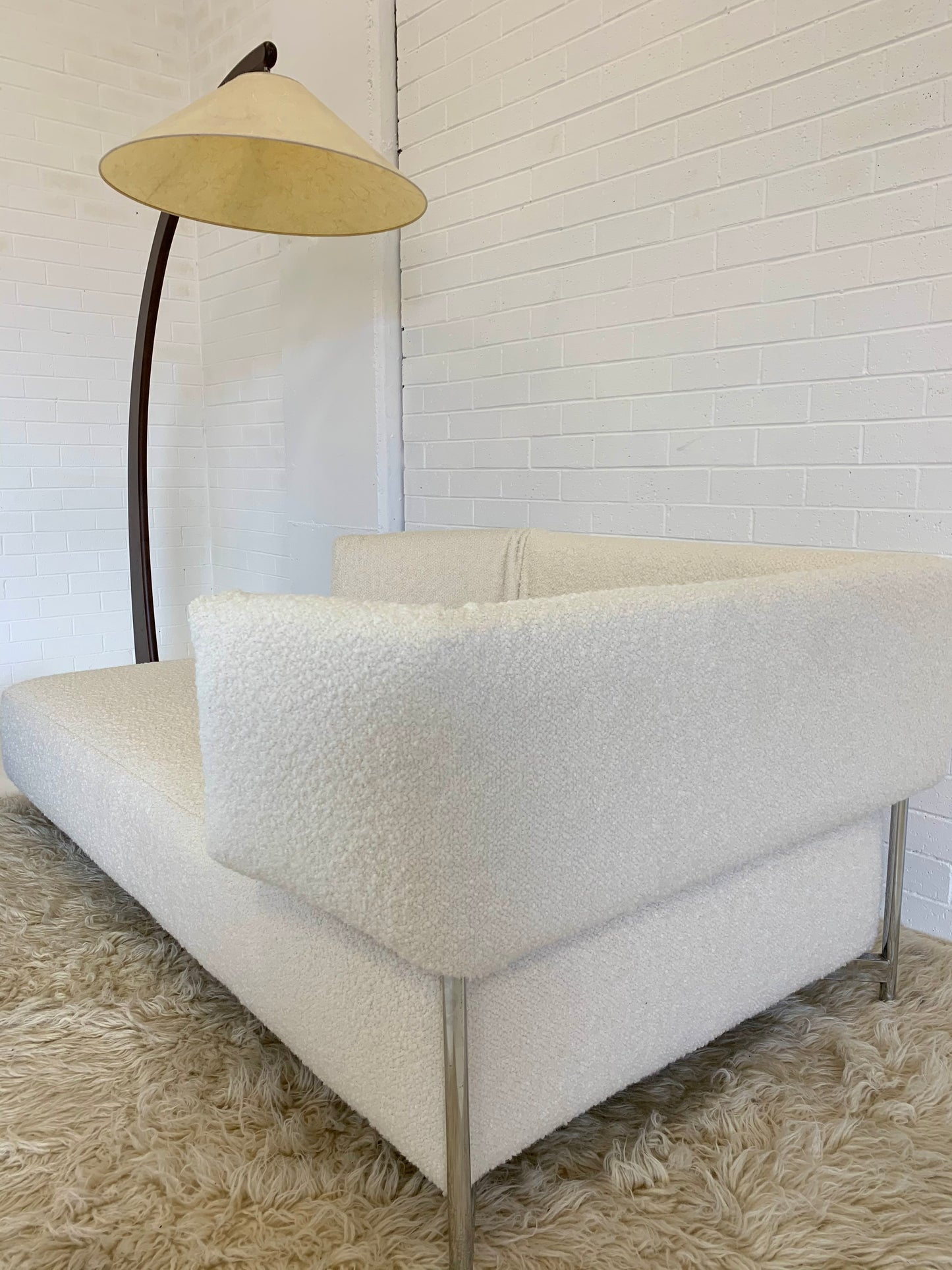 Wool Boucle “Tangeri” Sofa by Francesco Binfare for Edra