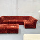 Vintage Velvet Modular Sofa - Seven Piece Set