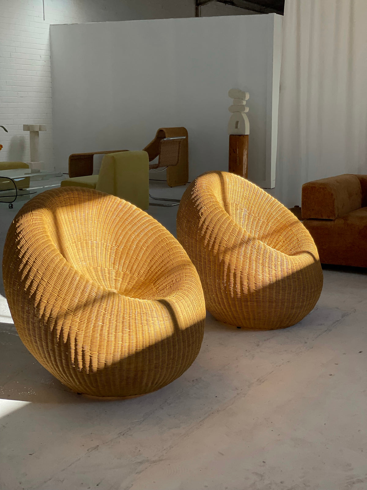 Cane Tub Chairs