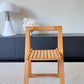 Italian Aldo Jacober “Trieste”folding chairs
