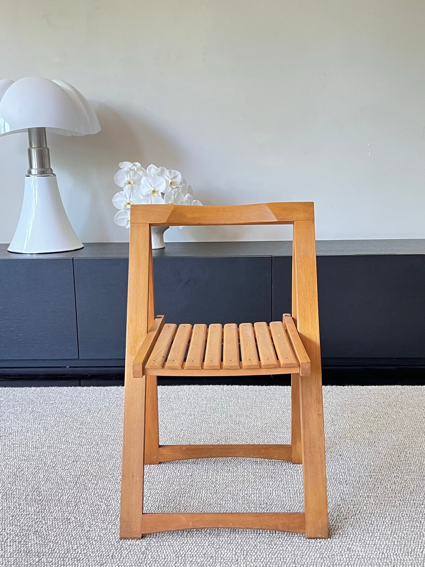 Italian Aldo Jacober “Trieste”folding chairs