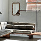 - Custom Italian Vintage Leather Sofa Set