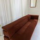 Vintage Fler Choc Velvet Modular Sofa / Bed