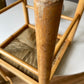 Vintage timber rush dining chairs