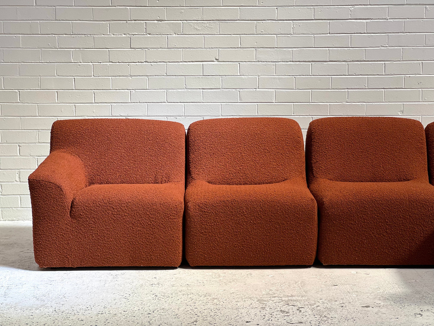 Bespoke Boucle Vintage Modular Sofa