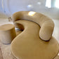 Stunning Curved Sofa and Ottoman