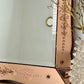 - French 1930s Pink Mirror