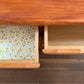 Solid Timber Sideboard / Drawers With Rattan Inserts