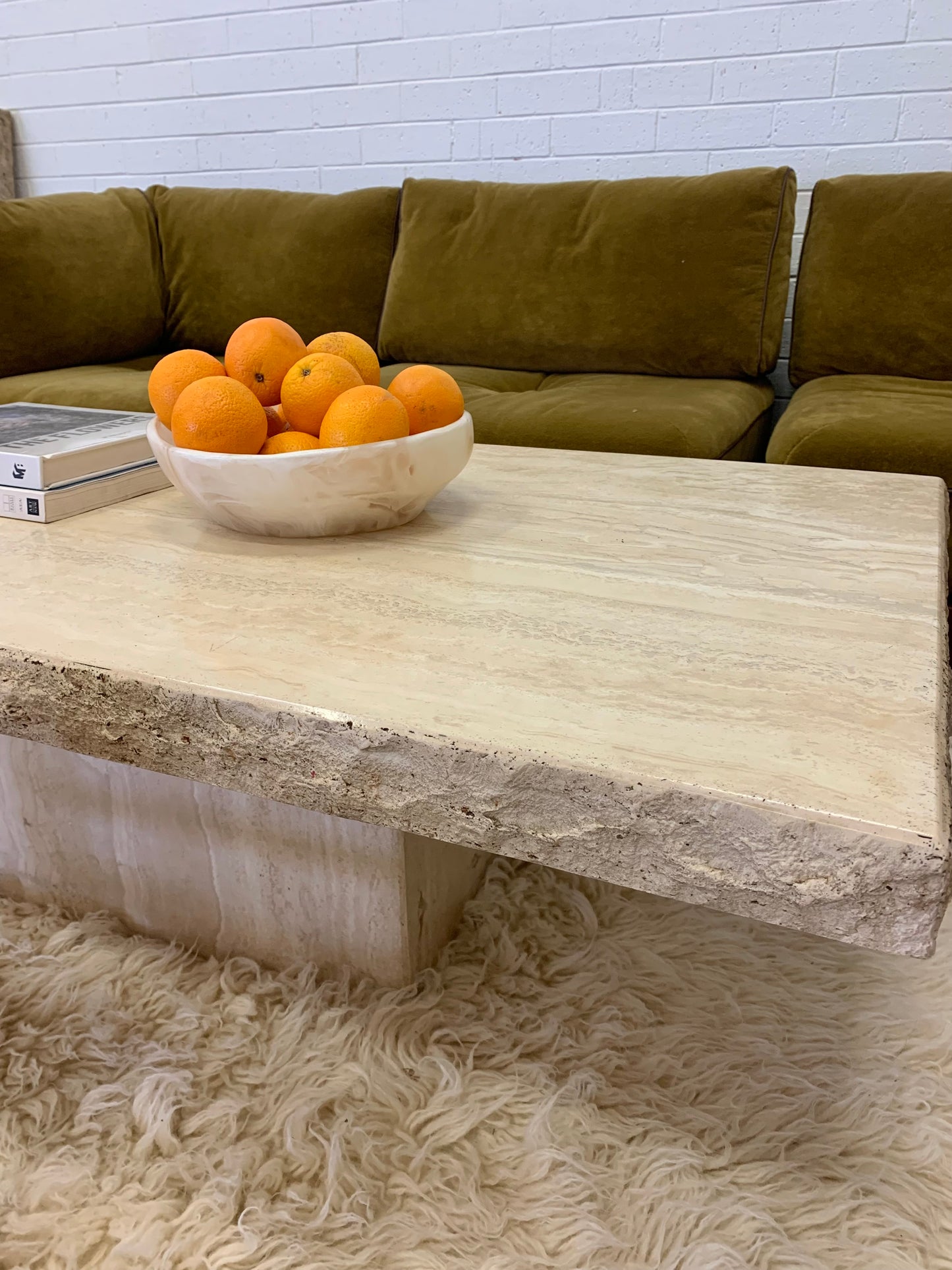 Travertine Coffee Table