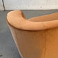 Bespoke Curved Sofa in Ginger Velvet
