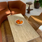Unfilled Travertine Coffee Table