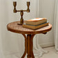 - Vintage Bentwood Rattan Side Table