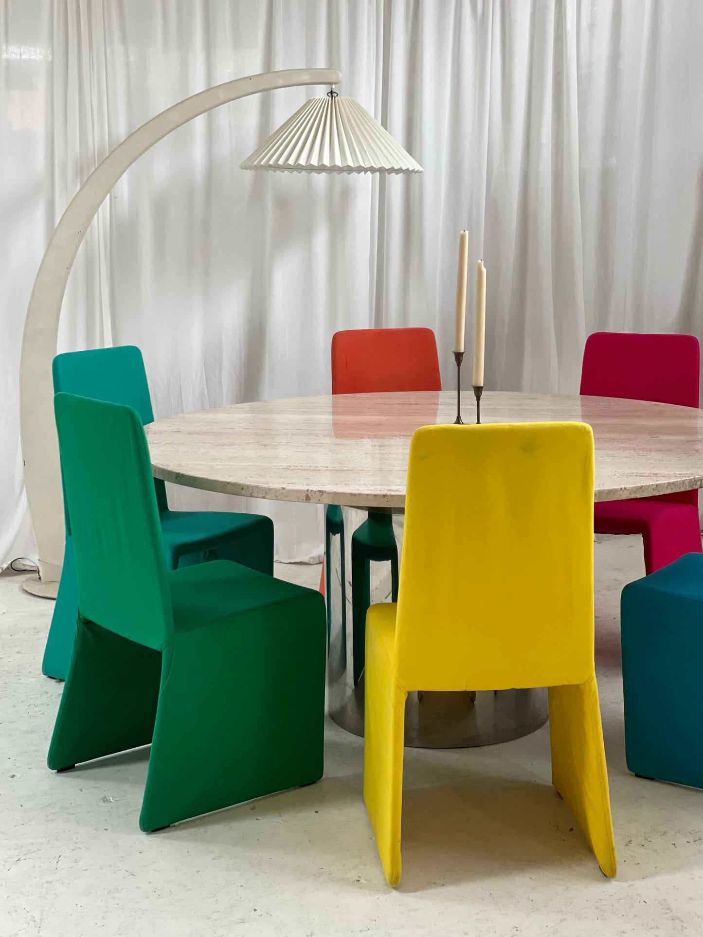 Italian Diamanté Chairs by Claudio Salocchi