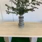 Incredible Honed Travertine Oval Dining Table