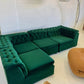 Vintage Fler Velvet Modular Sofa