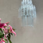Murano Sconce - Venini TRONCHI CLEAR - One Available