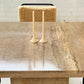 Brutalist Travertine Dining table