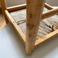 Vintage timber rush dining chairs