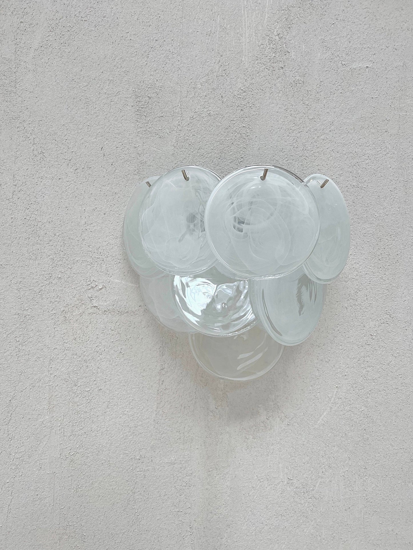 Murano Sconce - VISTOSTI WHITE - Two Available