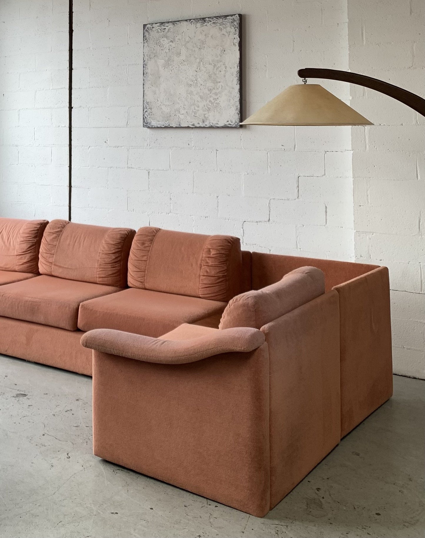 Pink Modular Sofa by Parker