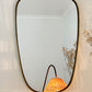 1950s Italian Brass Mirror