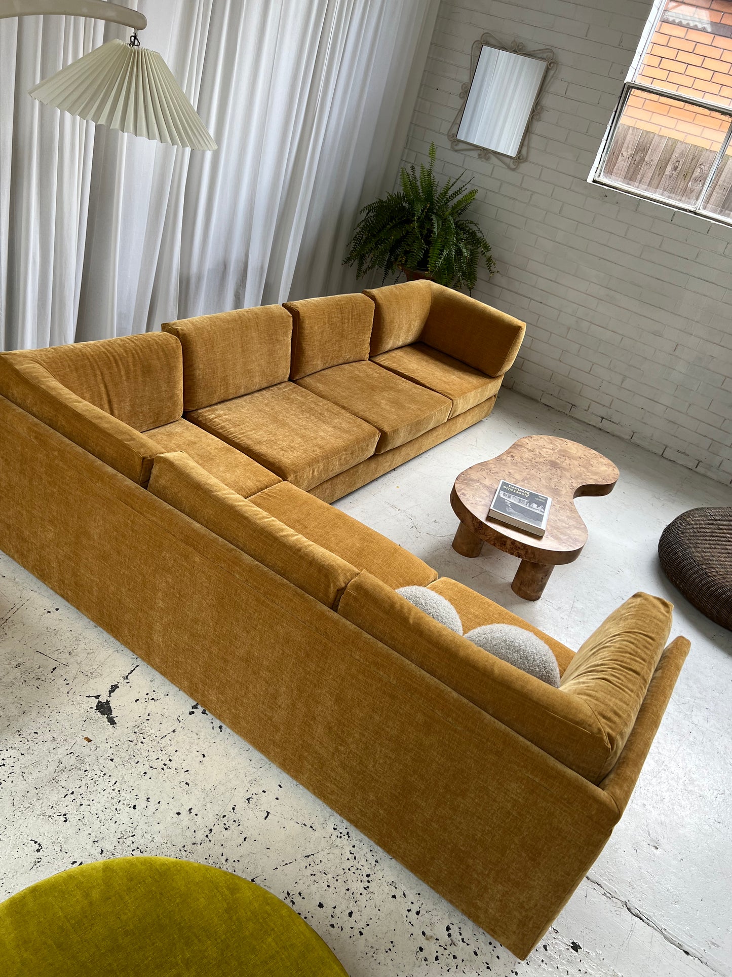 - Bespoke Mustard Modular Sofa Set