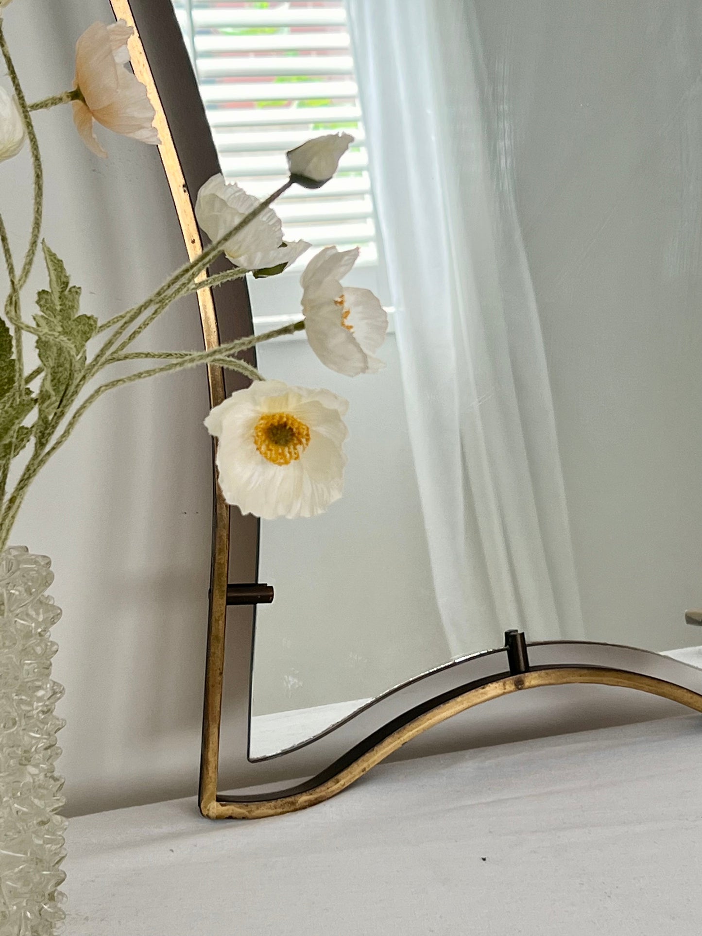 Fontana Arte Style Mirror, Italy 1950s