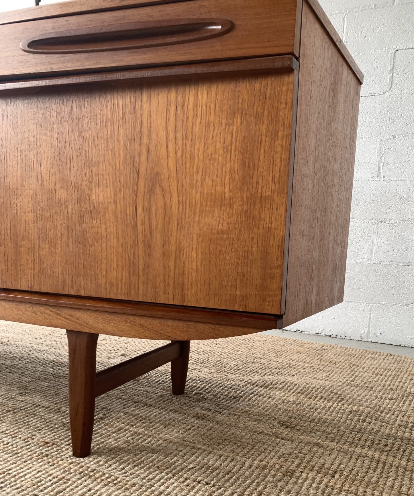 Bow Front Mid Century Sideboard