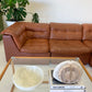 Vintage Leather Modular Sofa