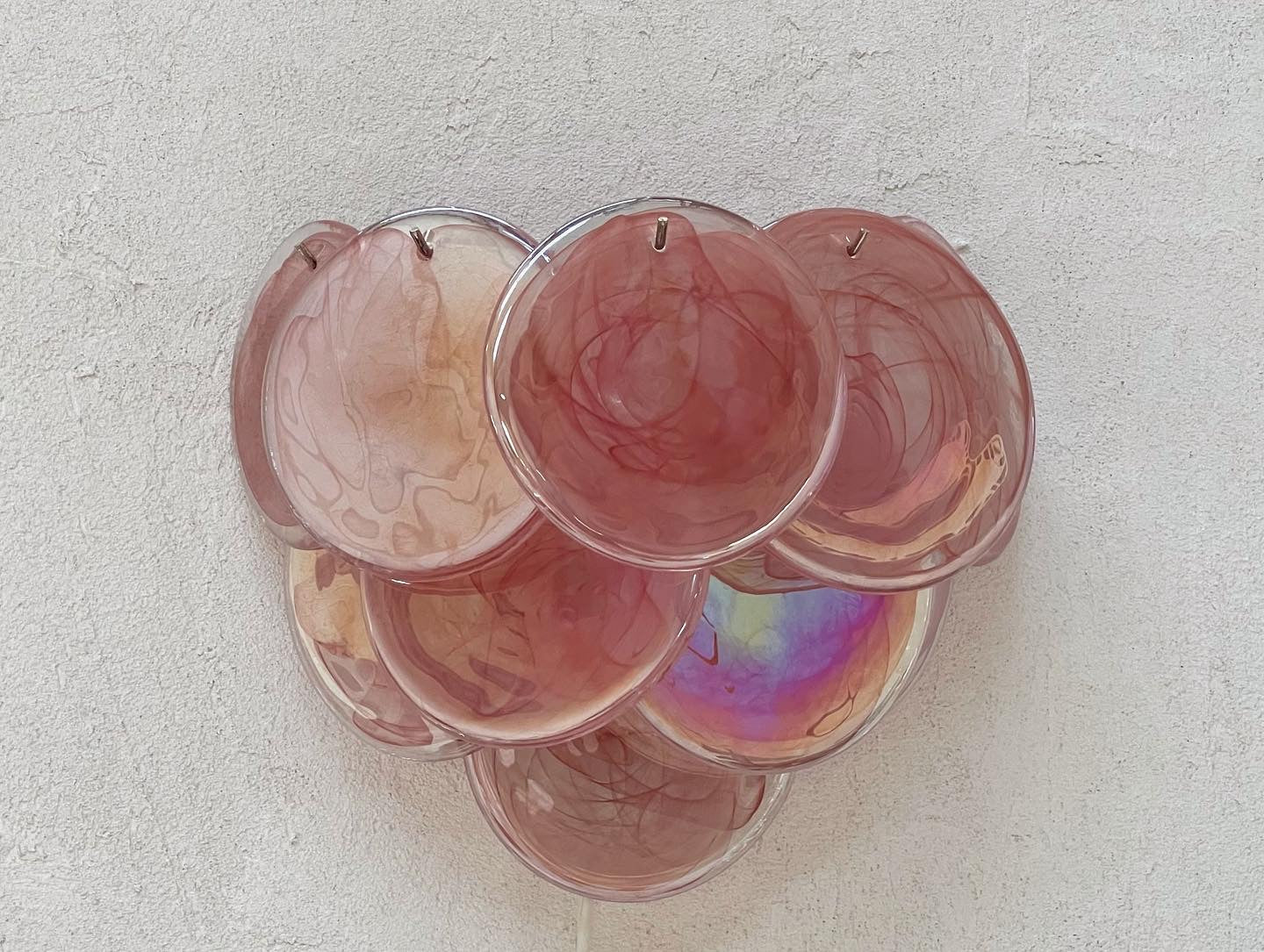Murano Sconce - VISTOSTI PINK - One Available