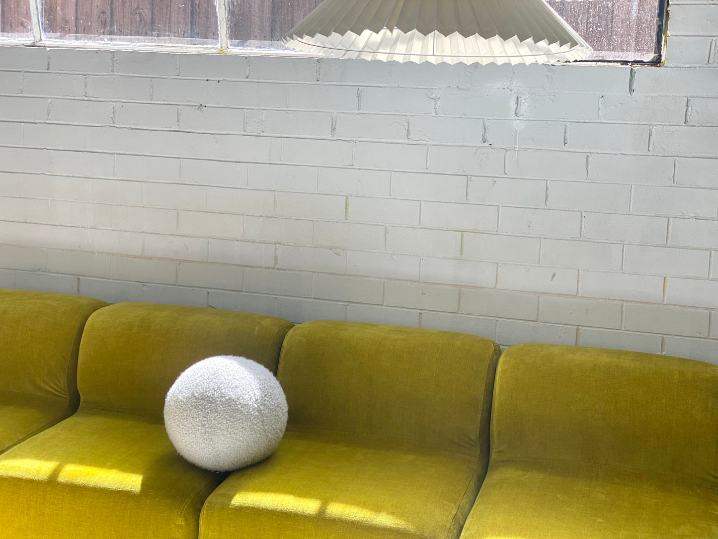 Velvet Chubby Modular Sofa Set