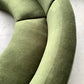 Bespoke Velvet Modular in Deep Botanical Green