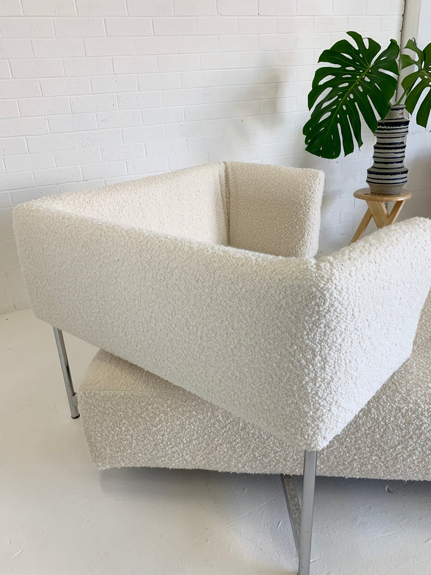 Wool Boucle “Tangeri” Sofa by Francesco Binfare for Edra