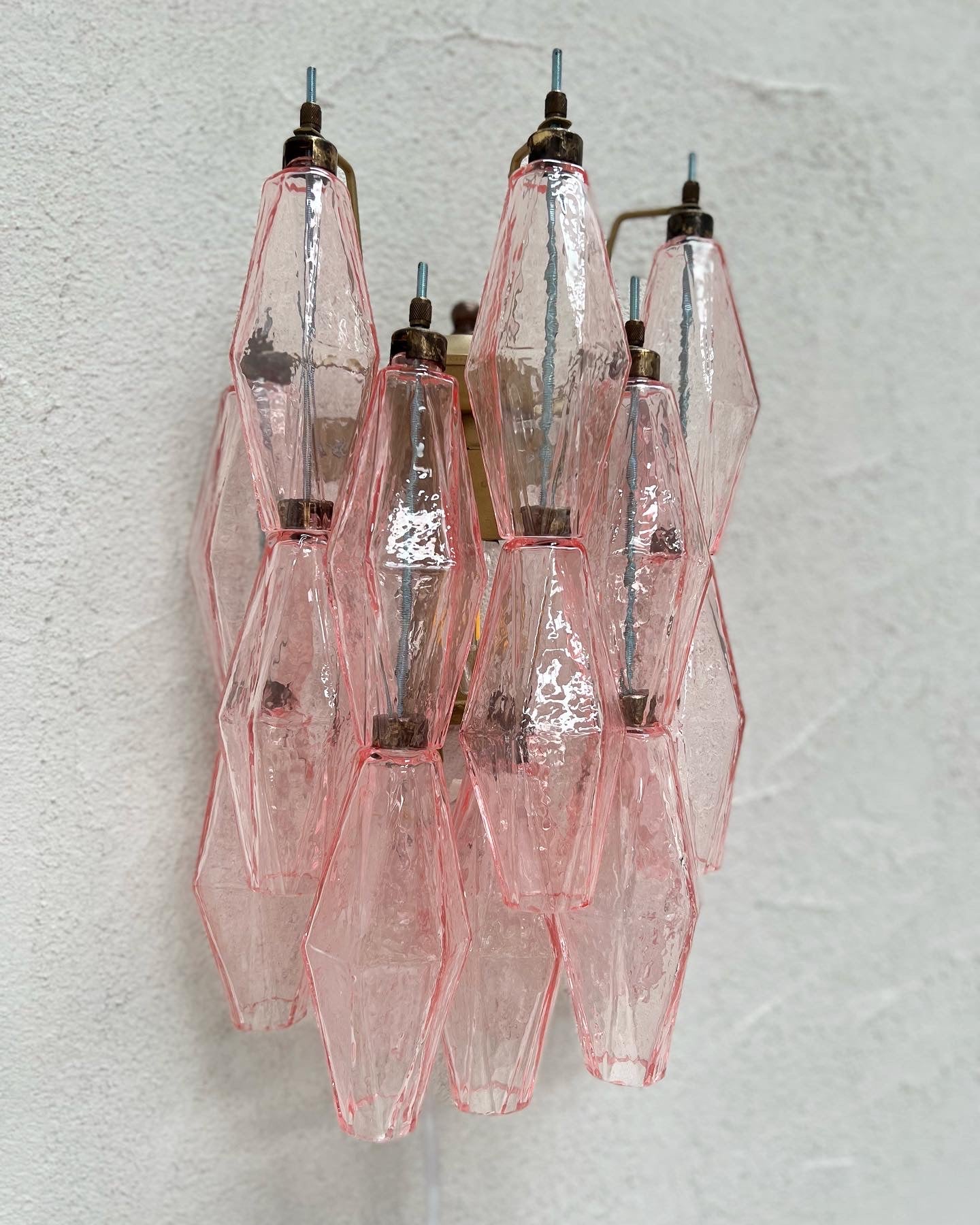 - Murano Poliedri Sconce PINK