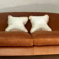 - Custom British Howard & Sons-Style Sofa in Ginger Velvet