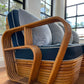 1950s Tropical Deco Pretzel Sofa