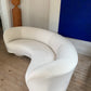 Stunning Velvet Curved Sofa