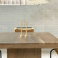 Brutalist Travertine Dining table