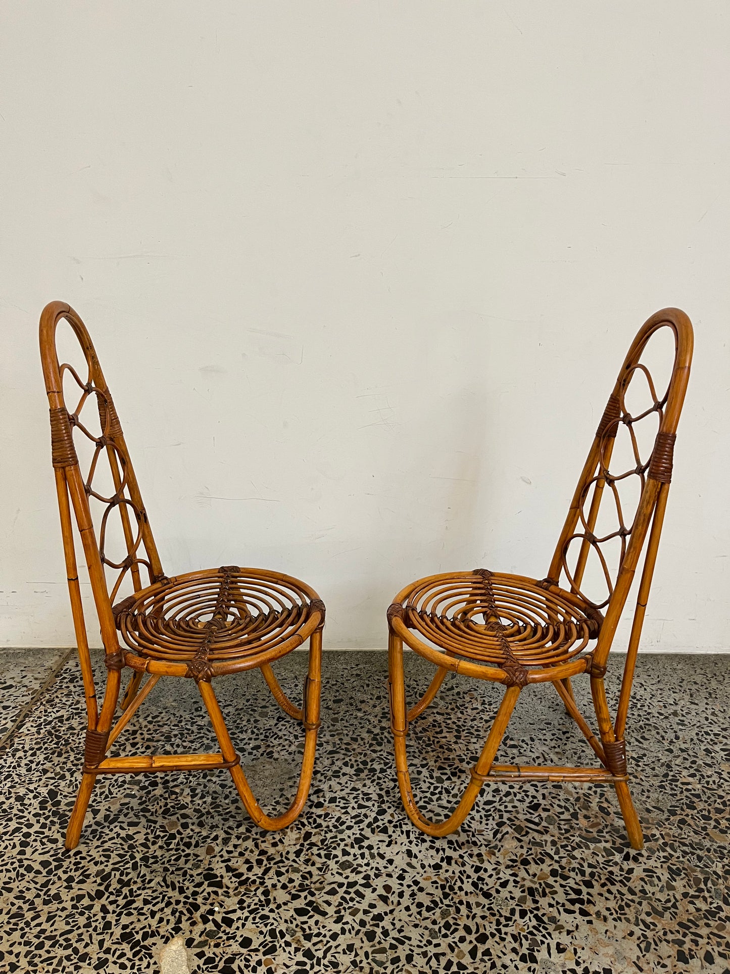 Italian 1960’s Bamboo Chair - One Available
