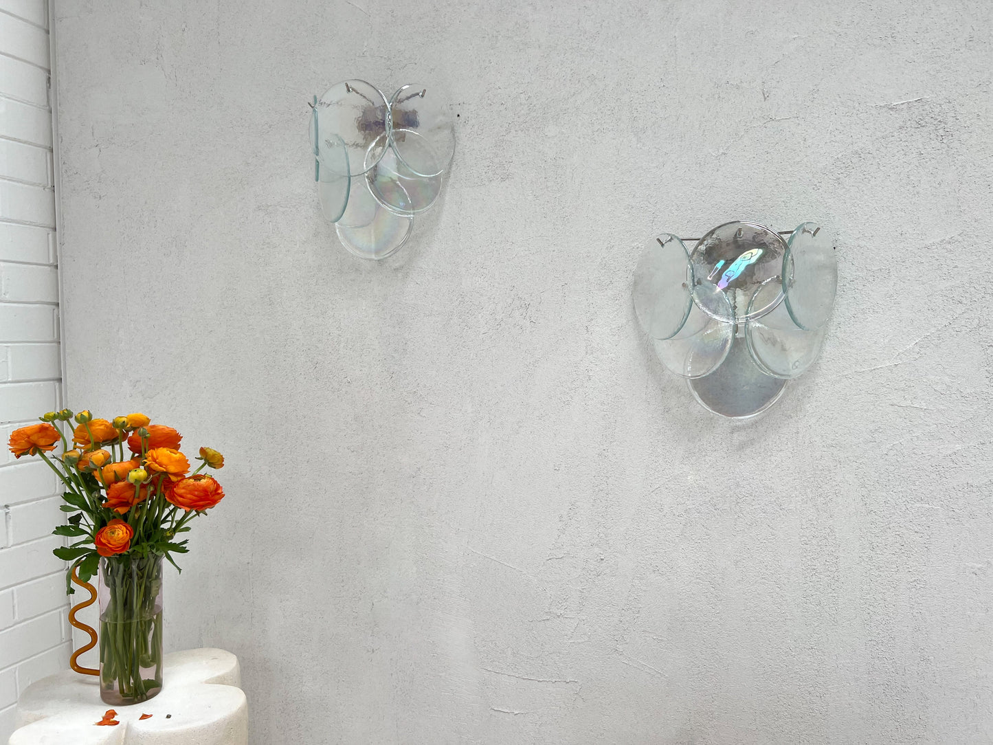 Murano Sconce - VISTOSTI IRIDESCENT- One Available