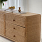 Large Vintage Cane Drawers