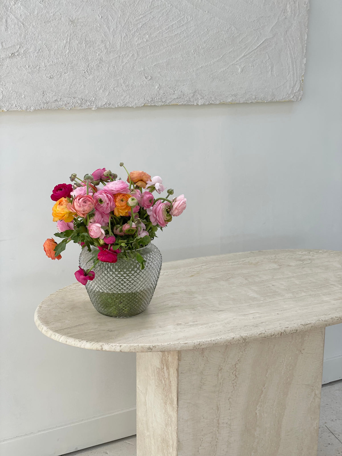 Travertine Desk Table